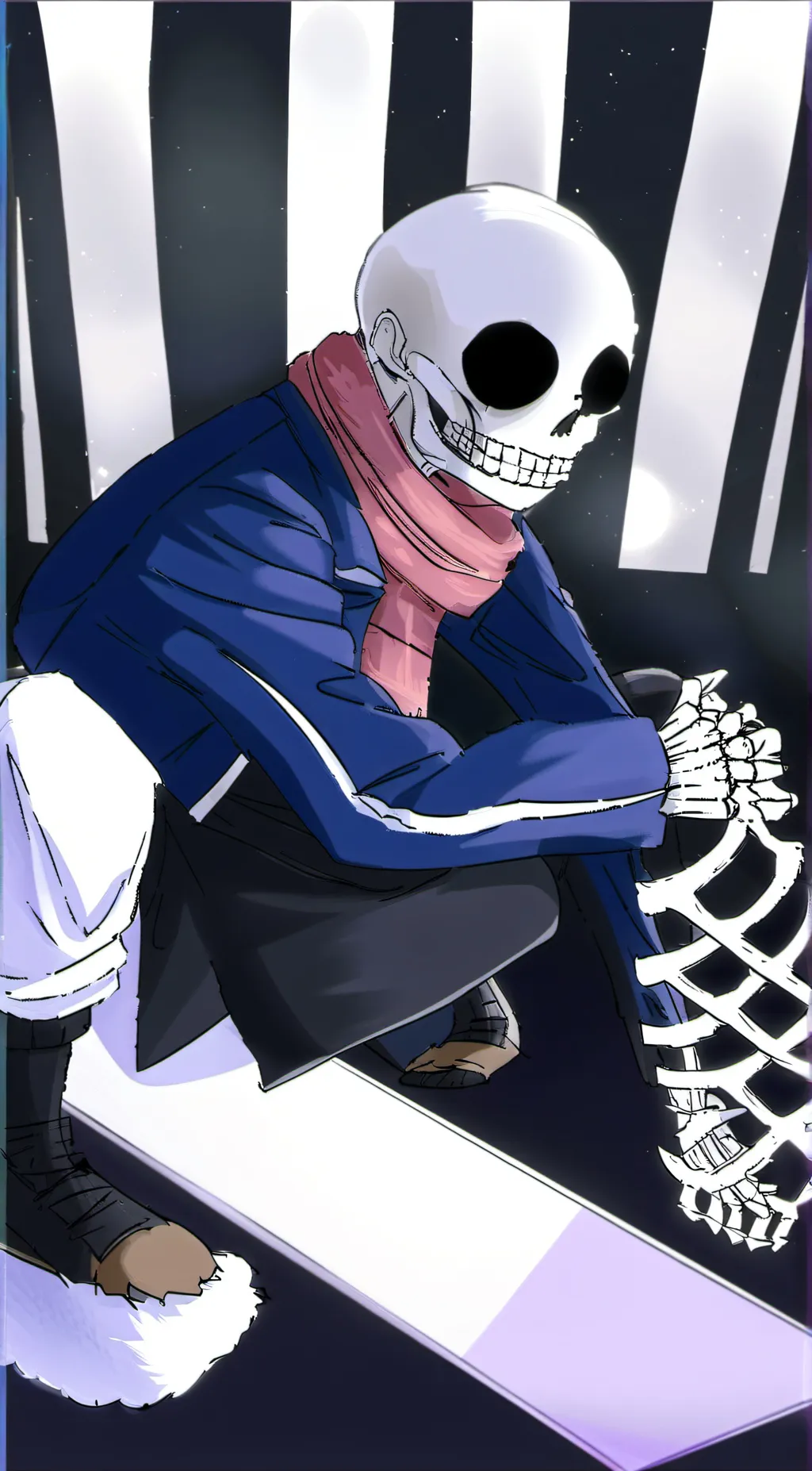 ai character: false background