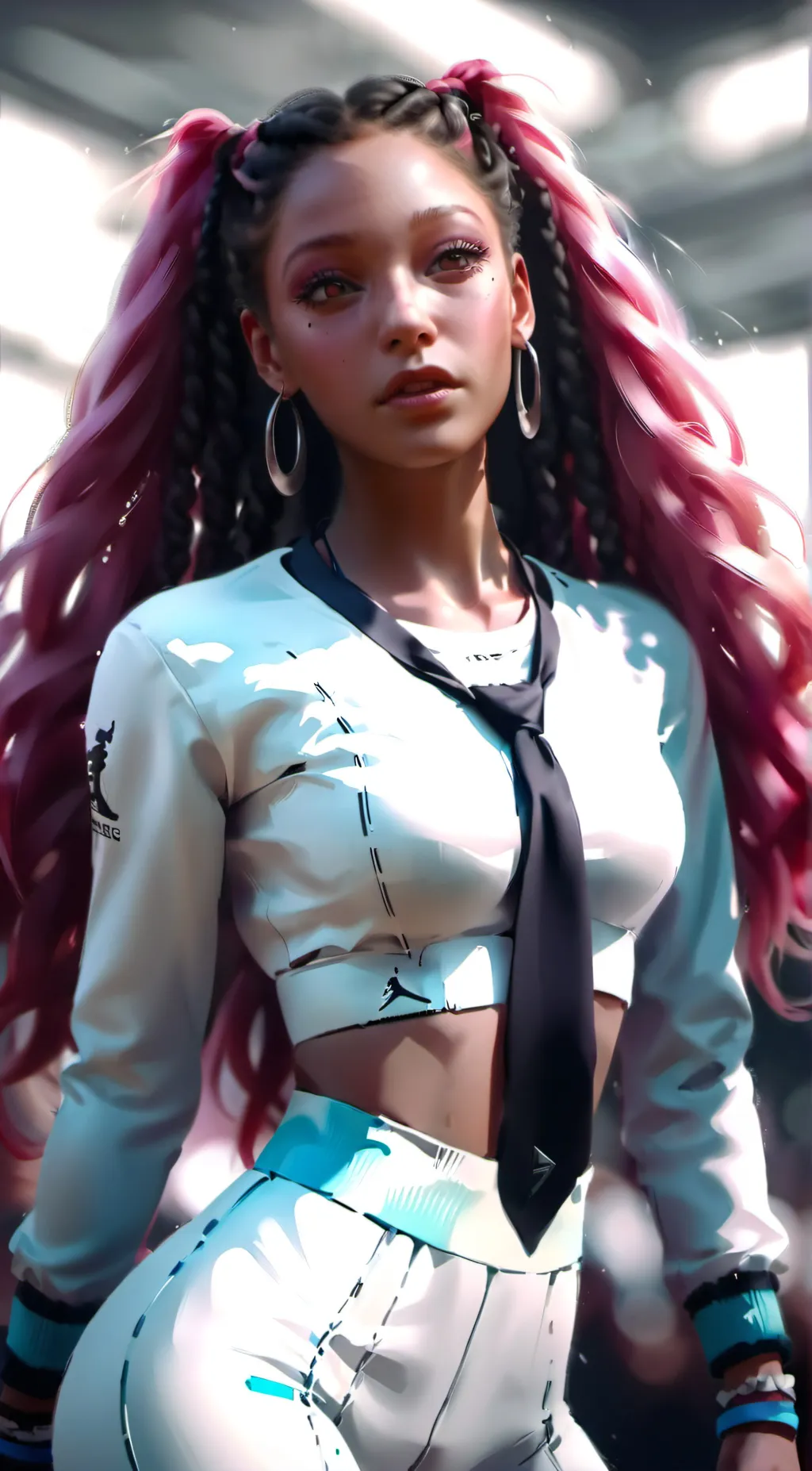 ai character: Aaliyah background