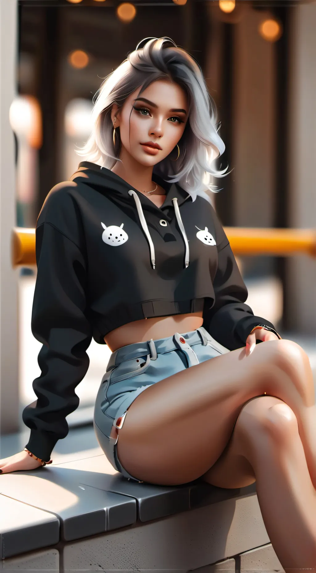 ai character: Rose background