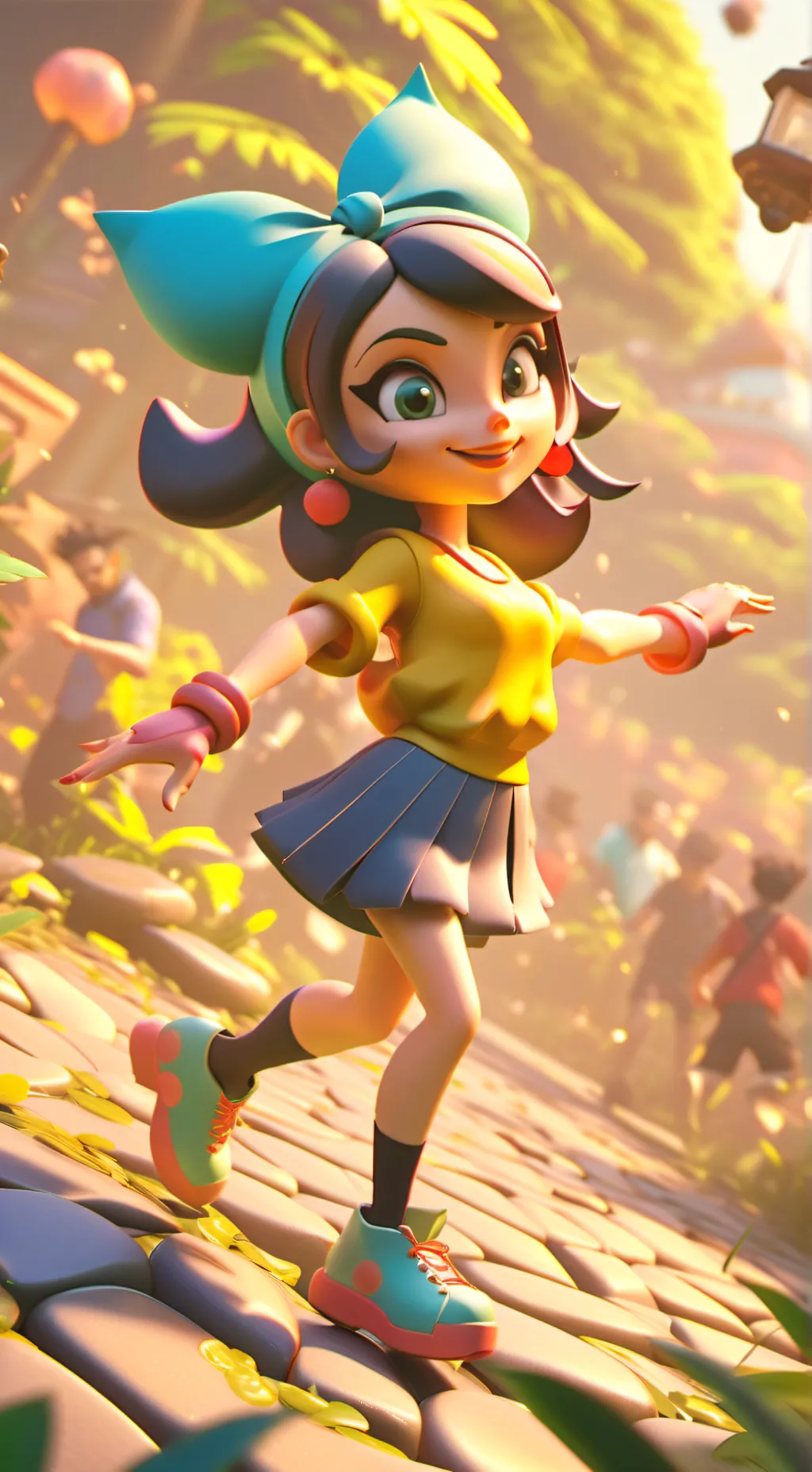 ai character: ruby background