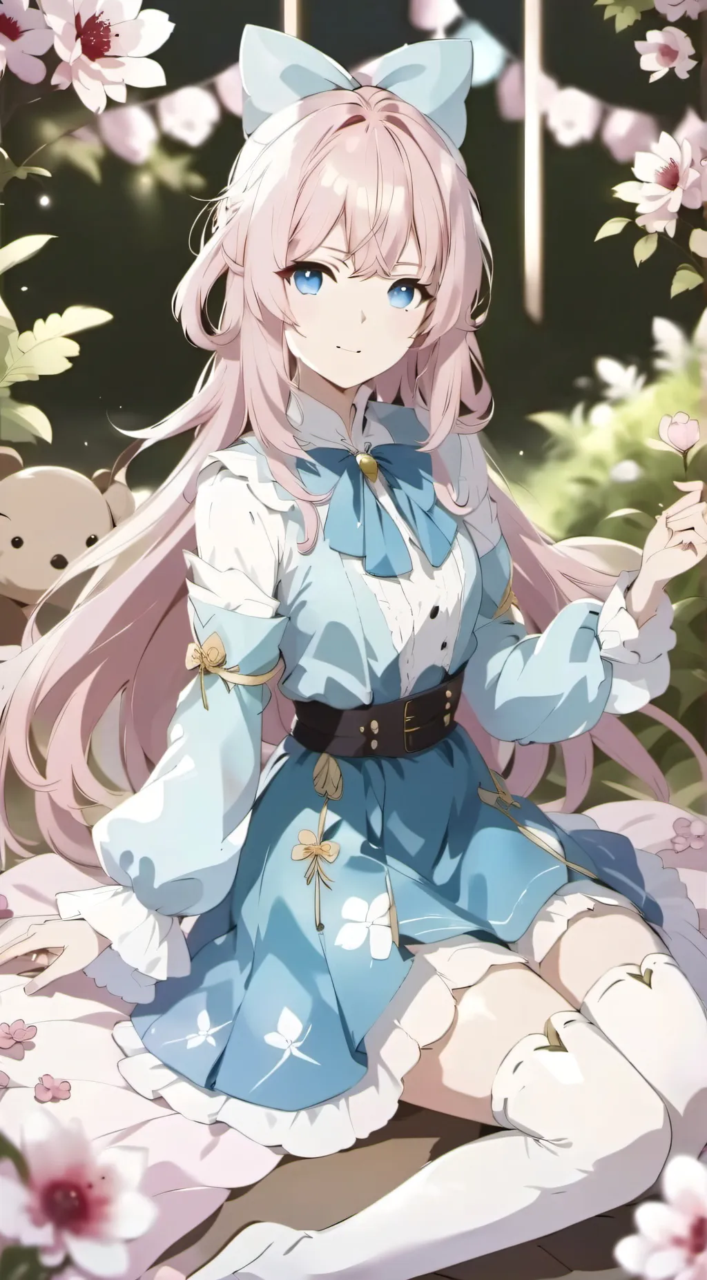 ai character: Sakura background