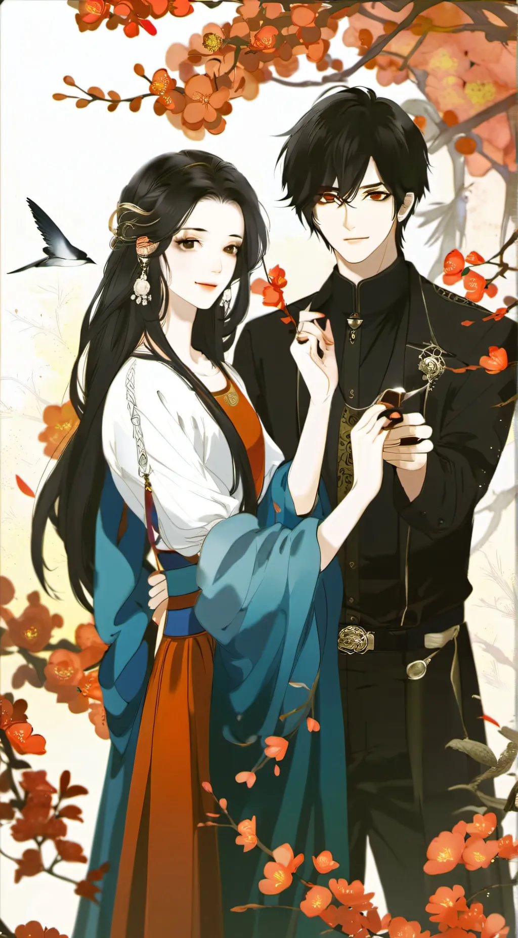 ai character: andrew and xandra background