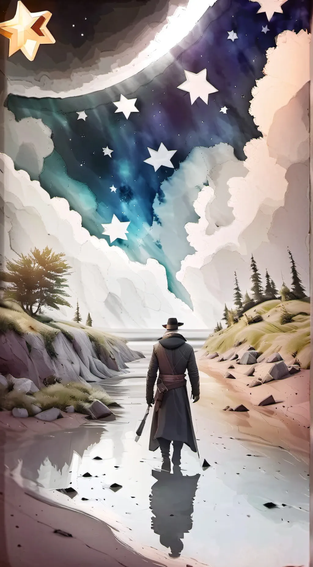 ai character: 🌙~moon~🌙 background