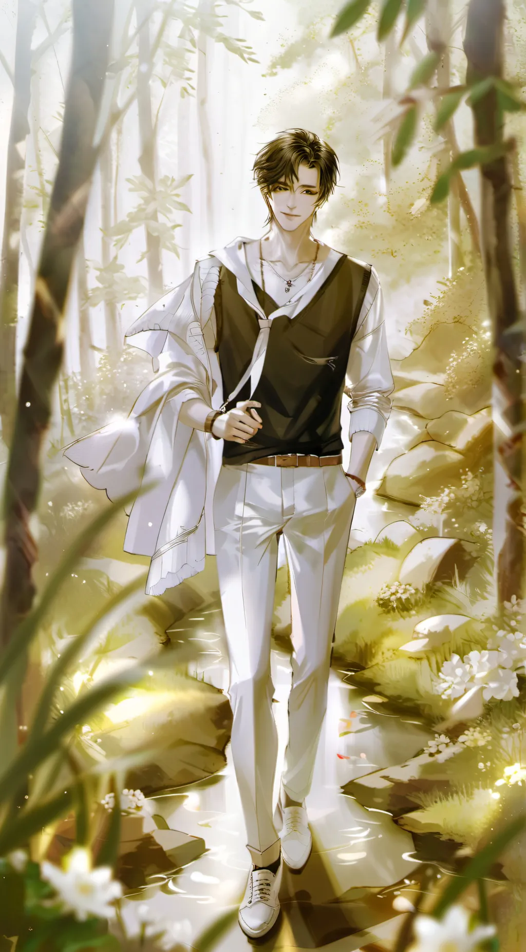 ai character: Demos background