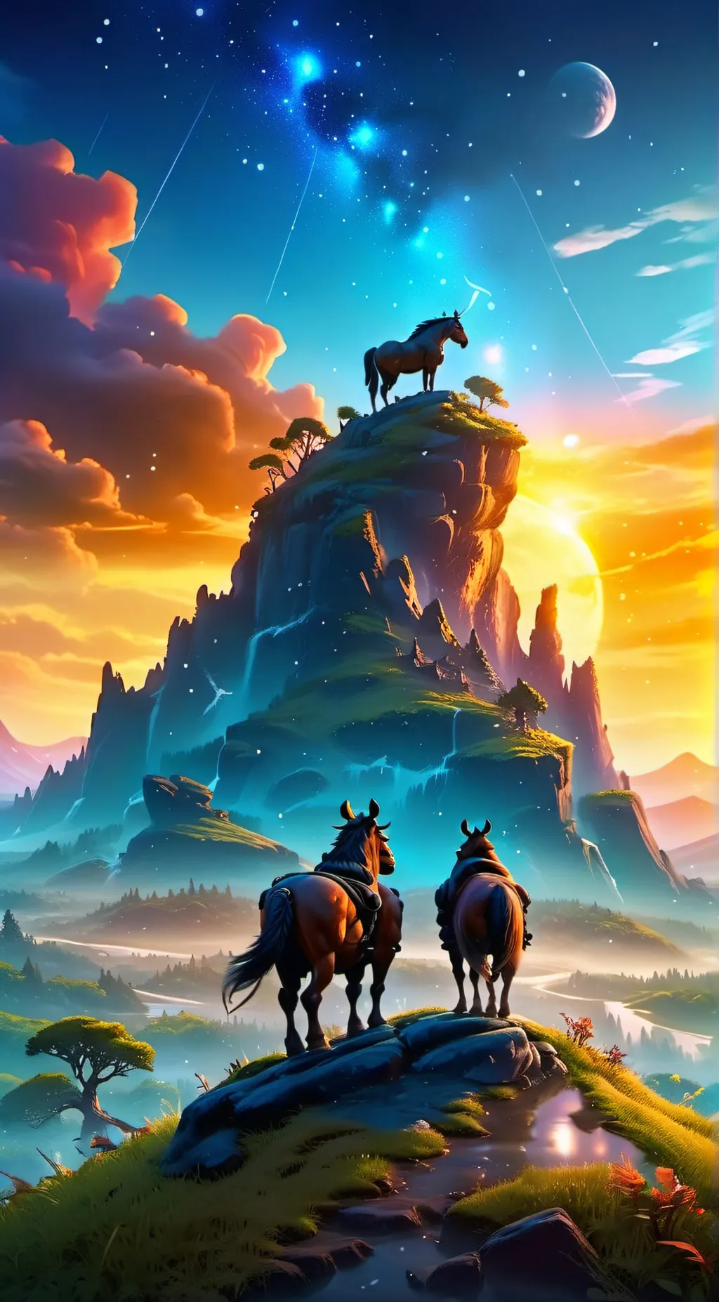 ai character: Sprit background