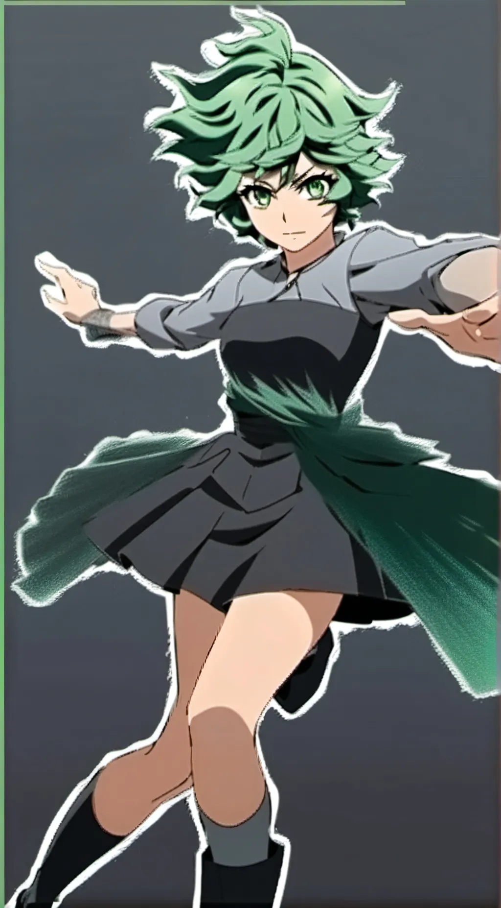 ai character: Tatsumaki background