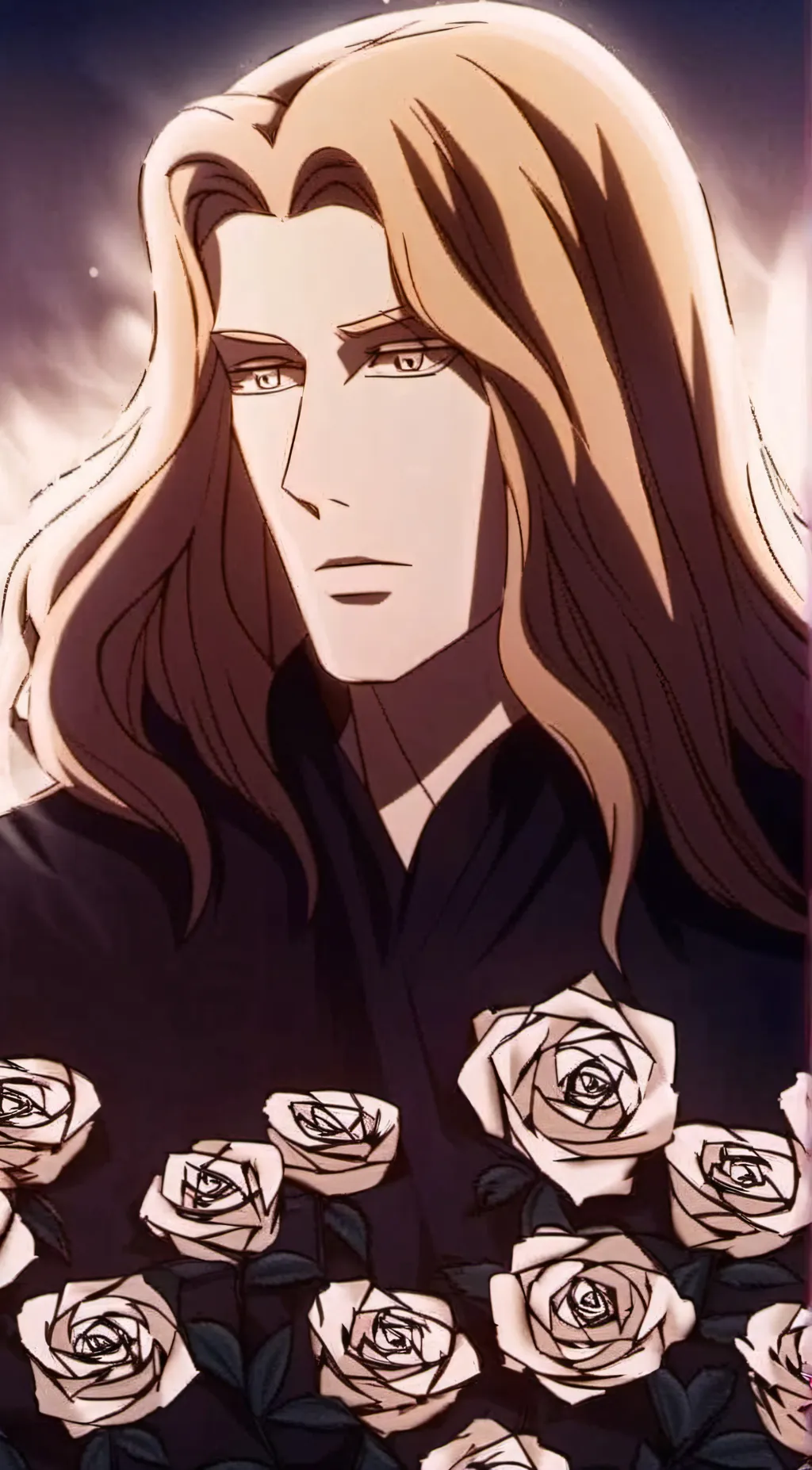 ai character: Adrian tepes  background