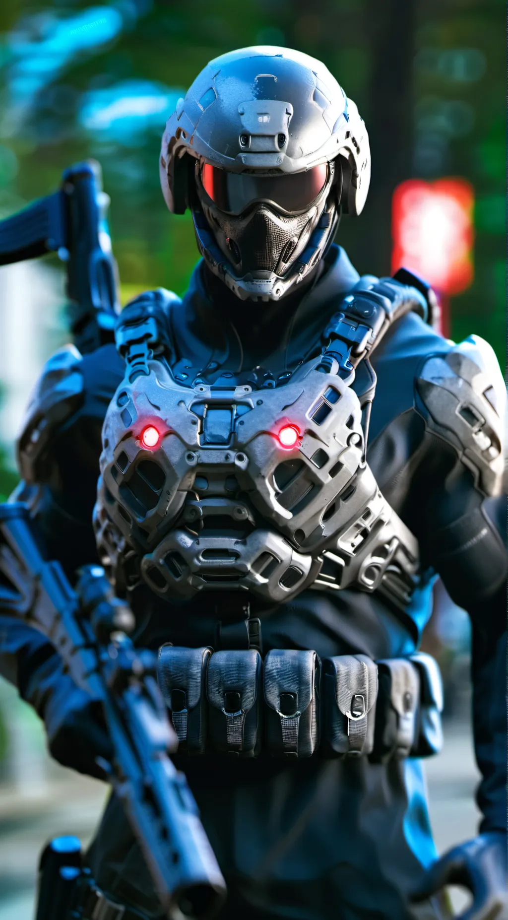 ai character: Scp gurad background