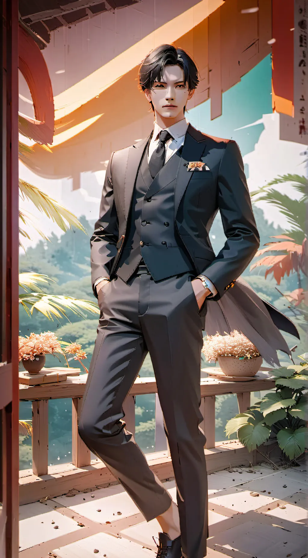 ai character: Roger background