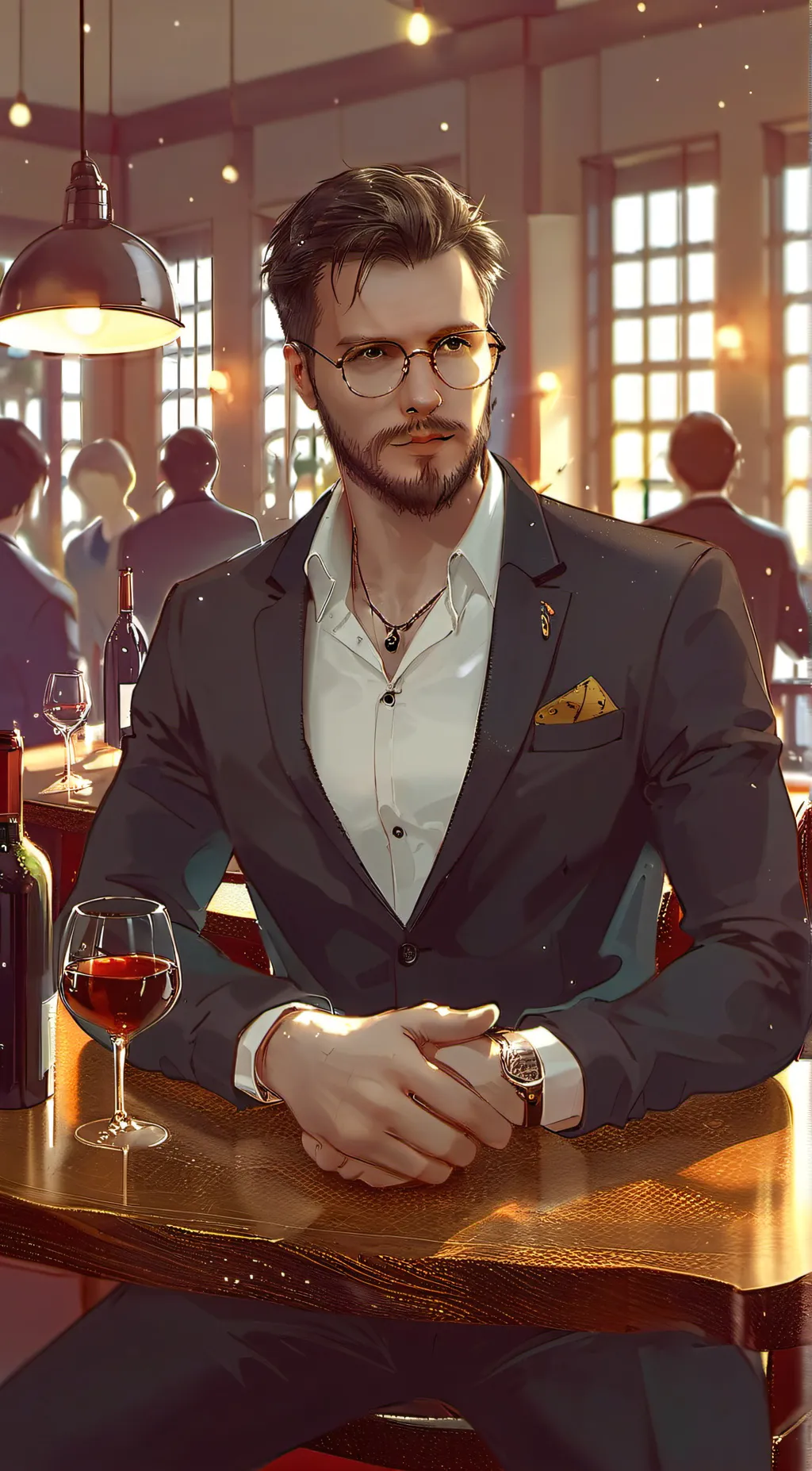 ai character: Danny Augustine  background