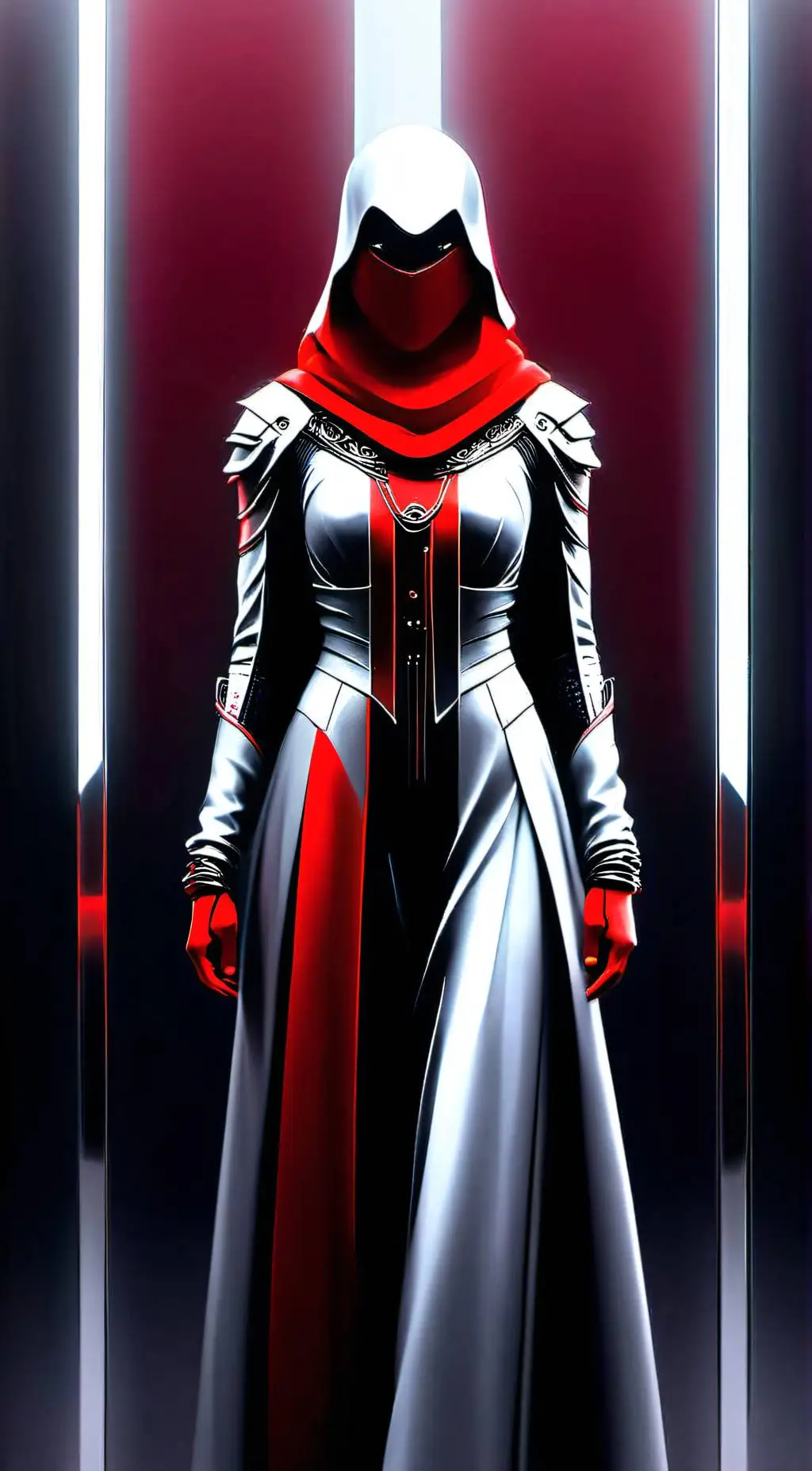 ai character: female dark vader background