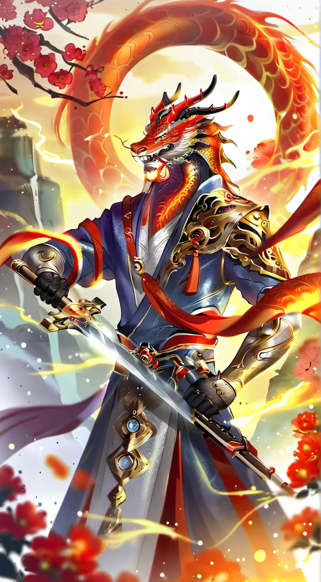 ai character: Chixiao background