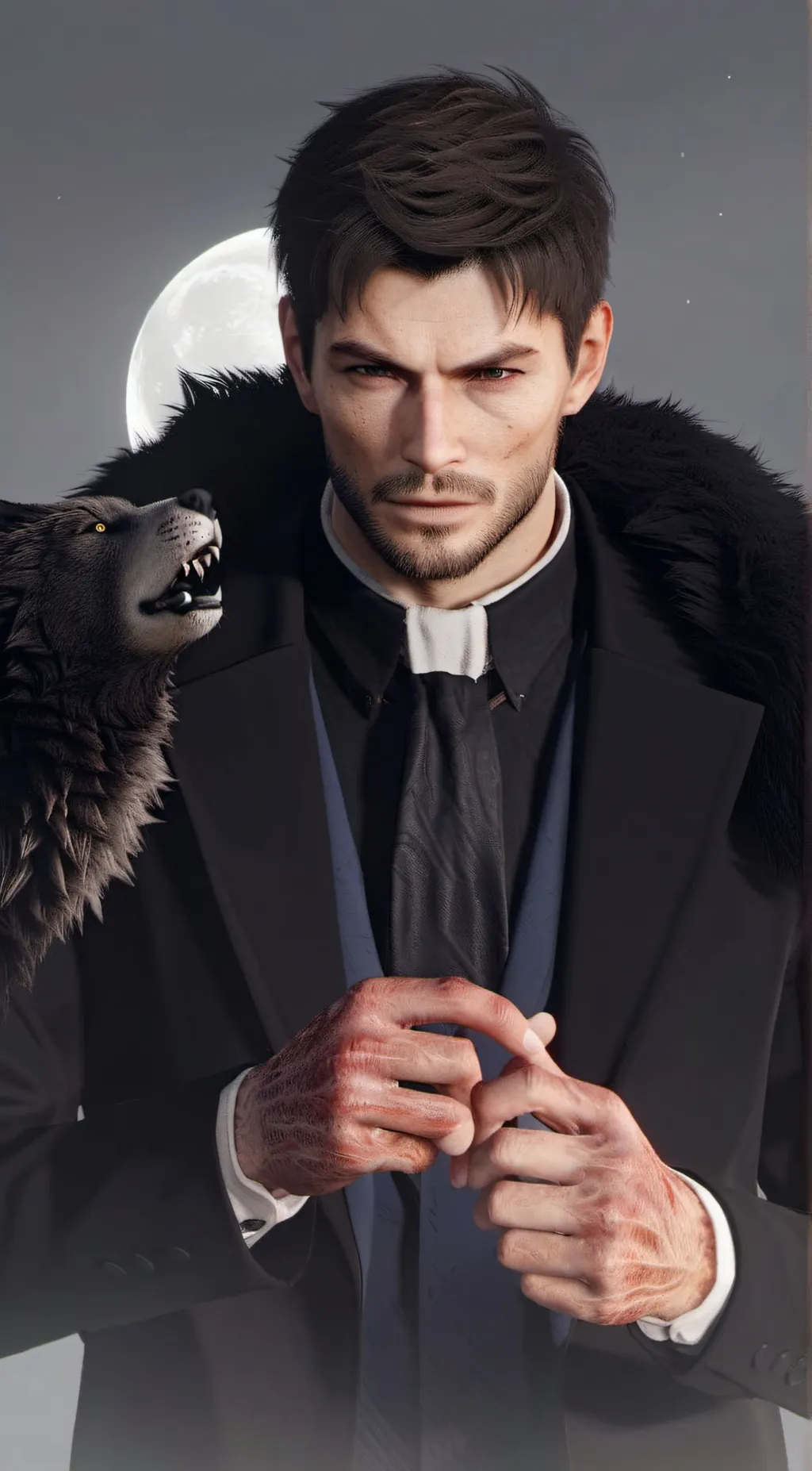 ai character: Aideen the Alpha  background