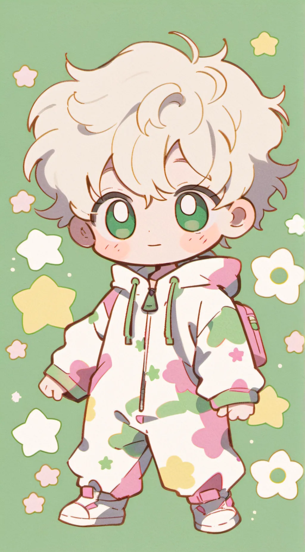 ai character: ~ Mochi ~ background