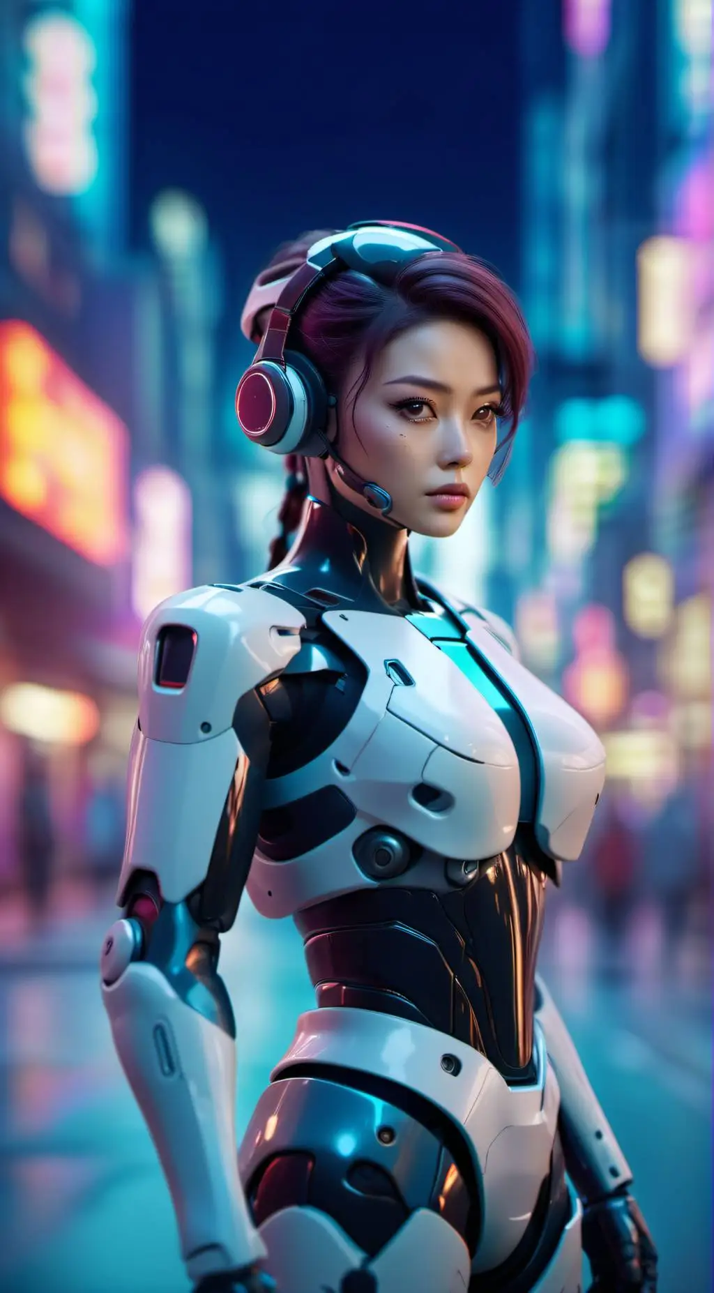 ai character: Great robot background