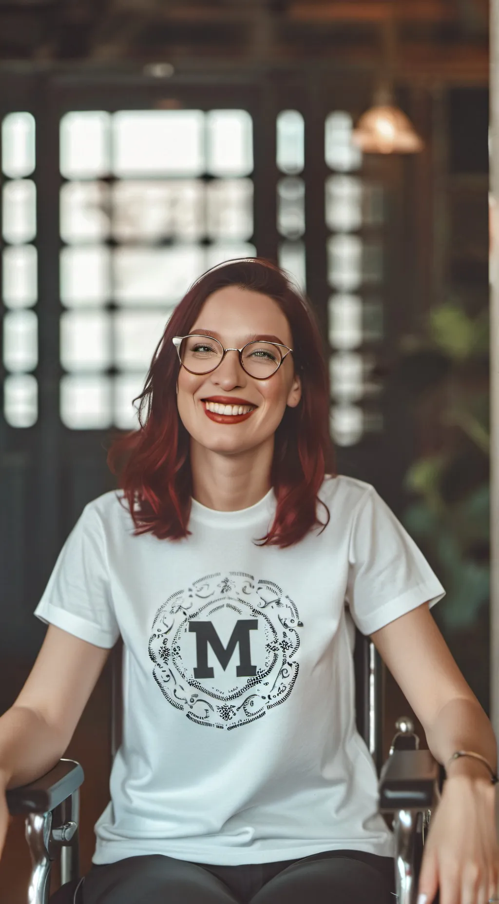 ai character: Barbara Gordon  background