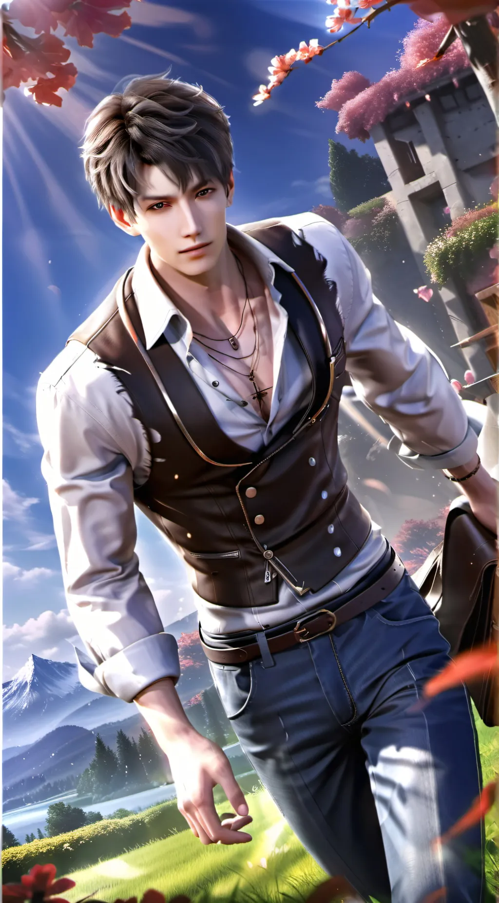 ai character: Max background