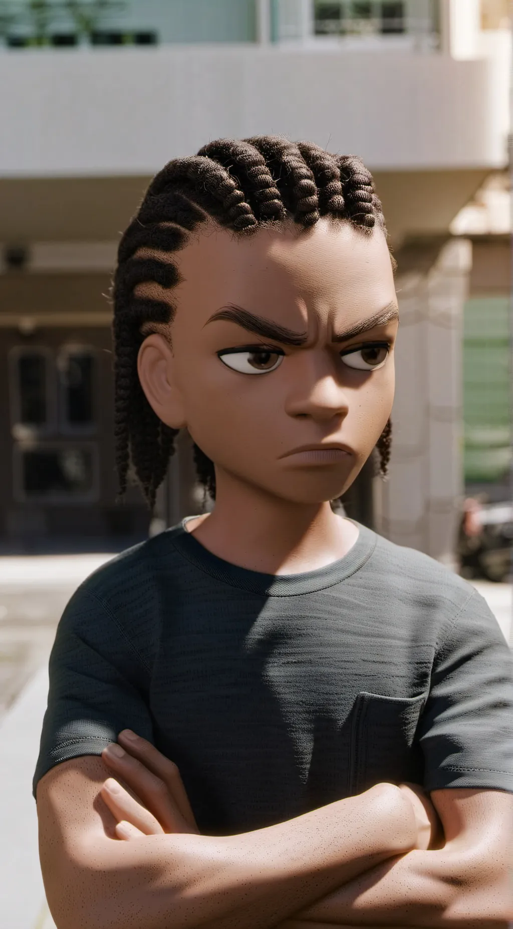 ai character: Riley Freeman background