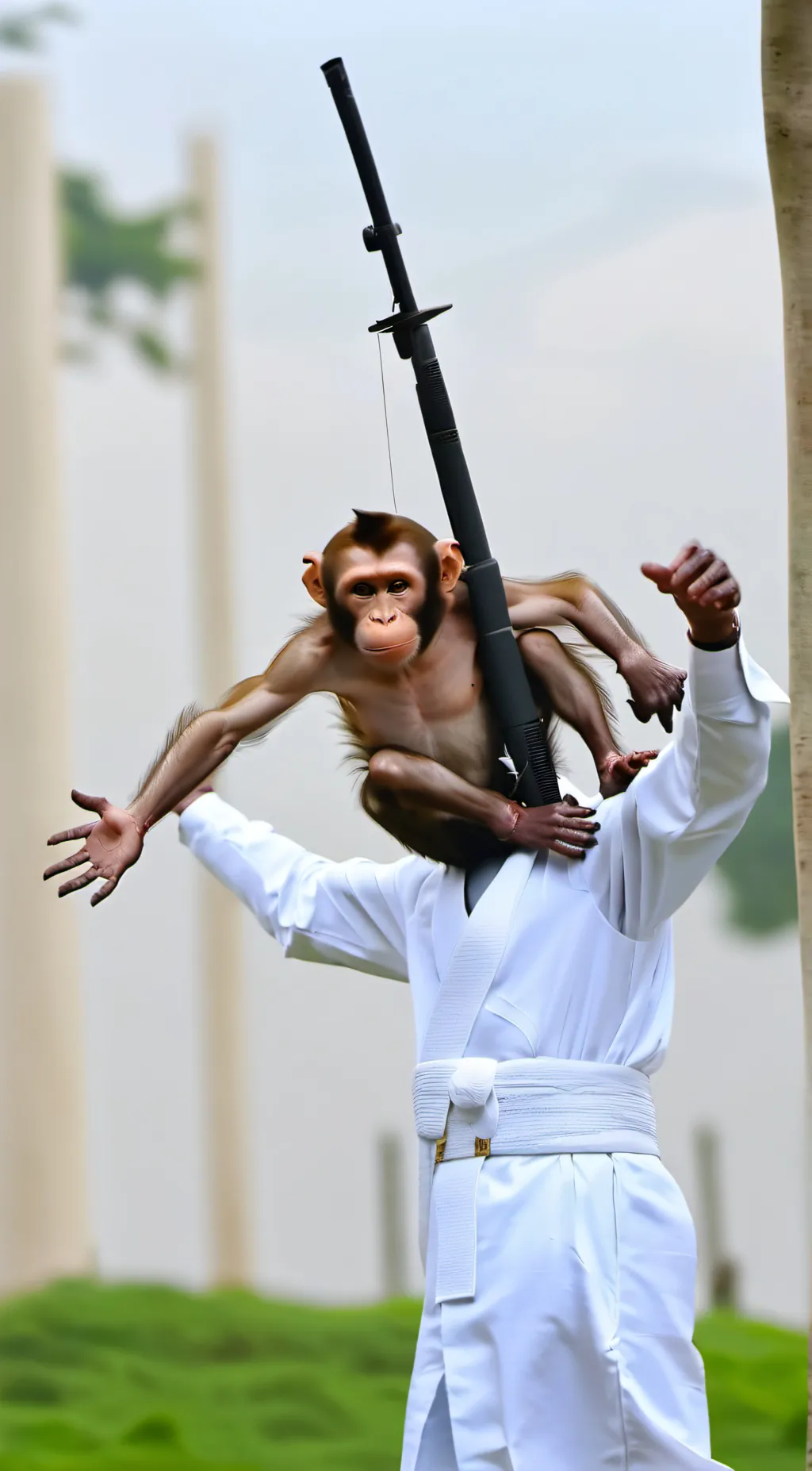 ai character: Monkey assassin background