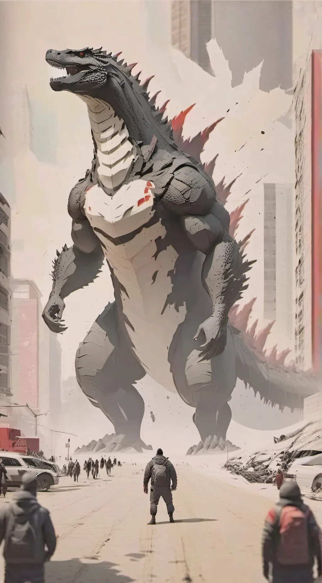 ai character: gojirin background