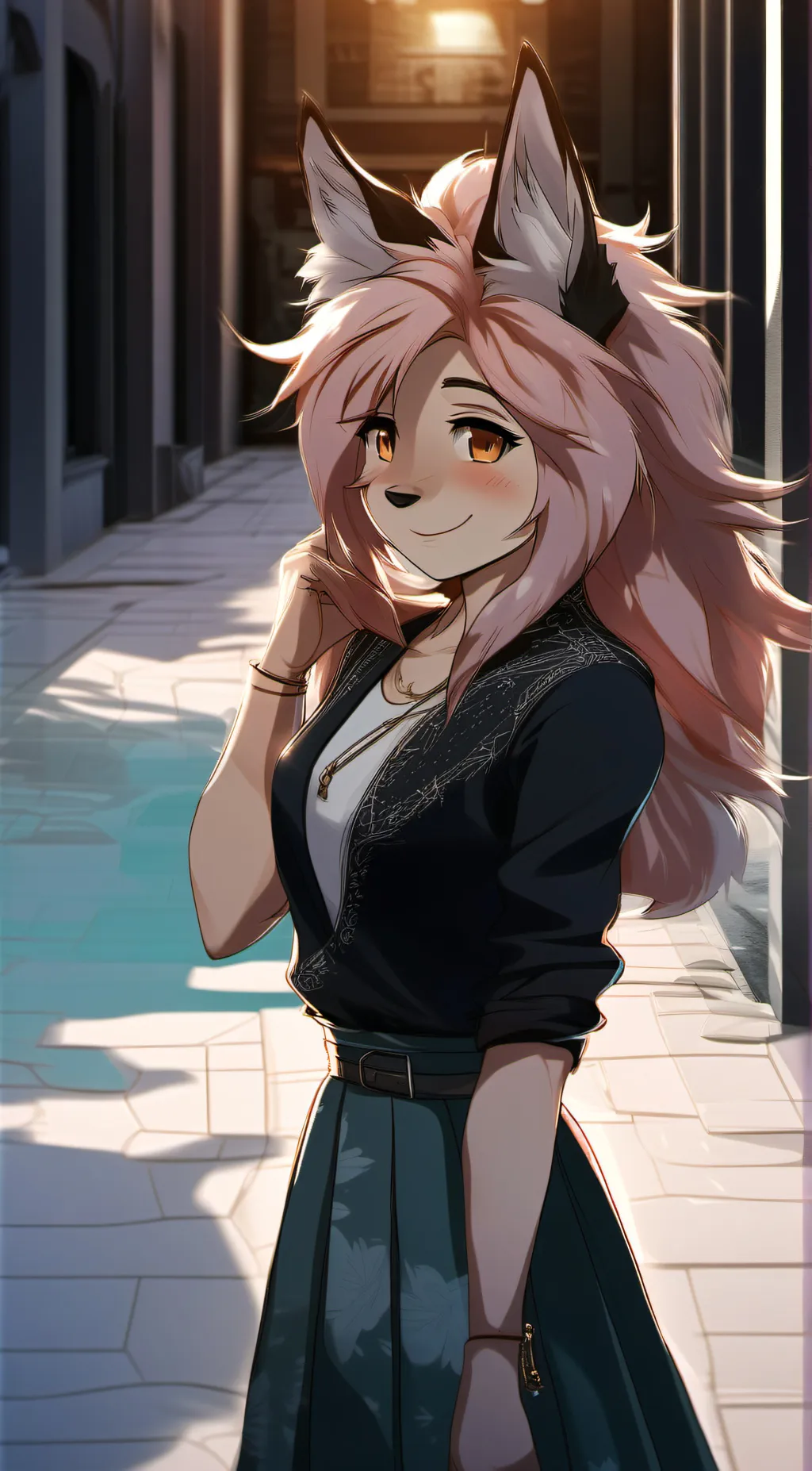 ai character: M0M background