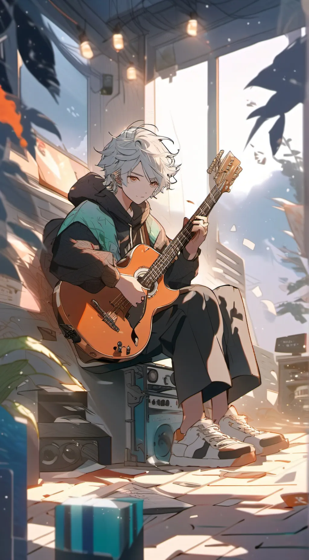 ai character: The Music Freaks background