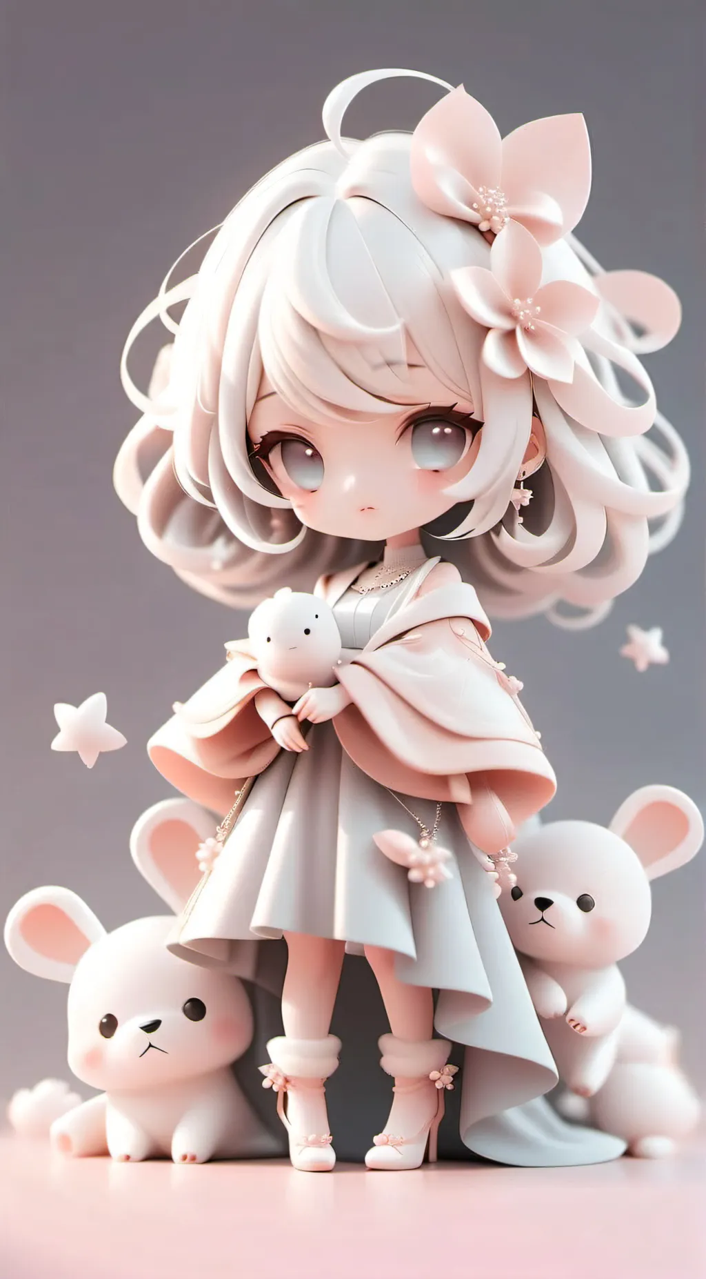 ai character: jhon luke x bluey background