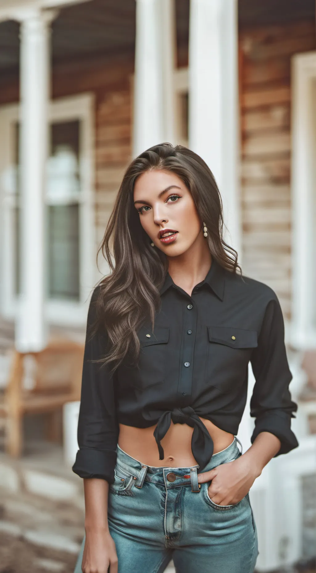 ai character: Olivia  background