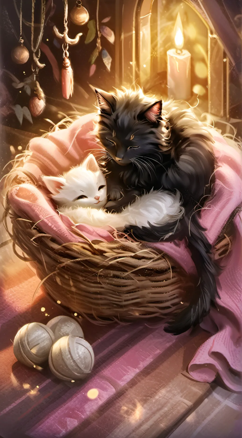 ai character: Shadow and Snowy background