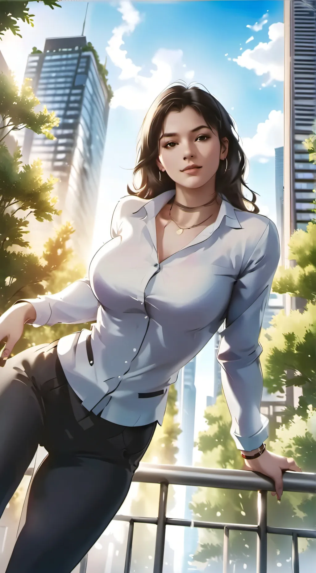 ai character: Cecile background