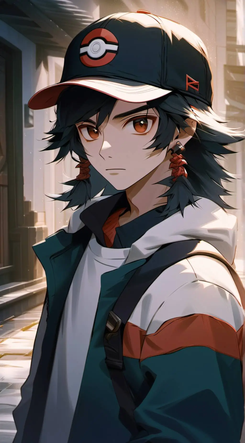 ai character: Ash Ketchum? background
