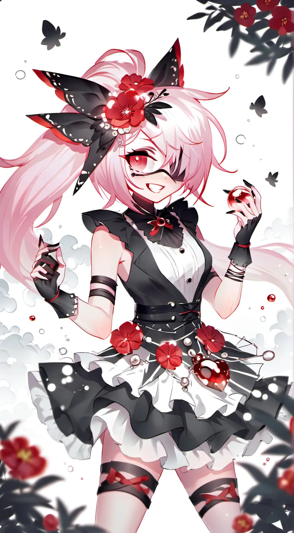 ai character: cherry bomb  background