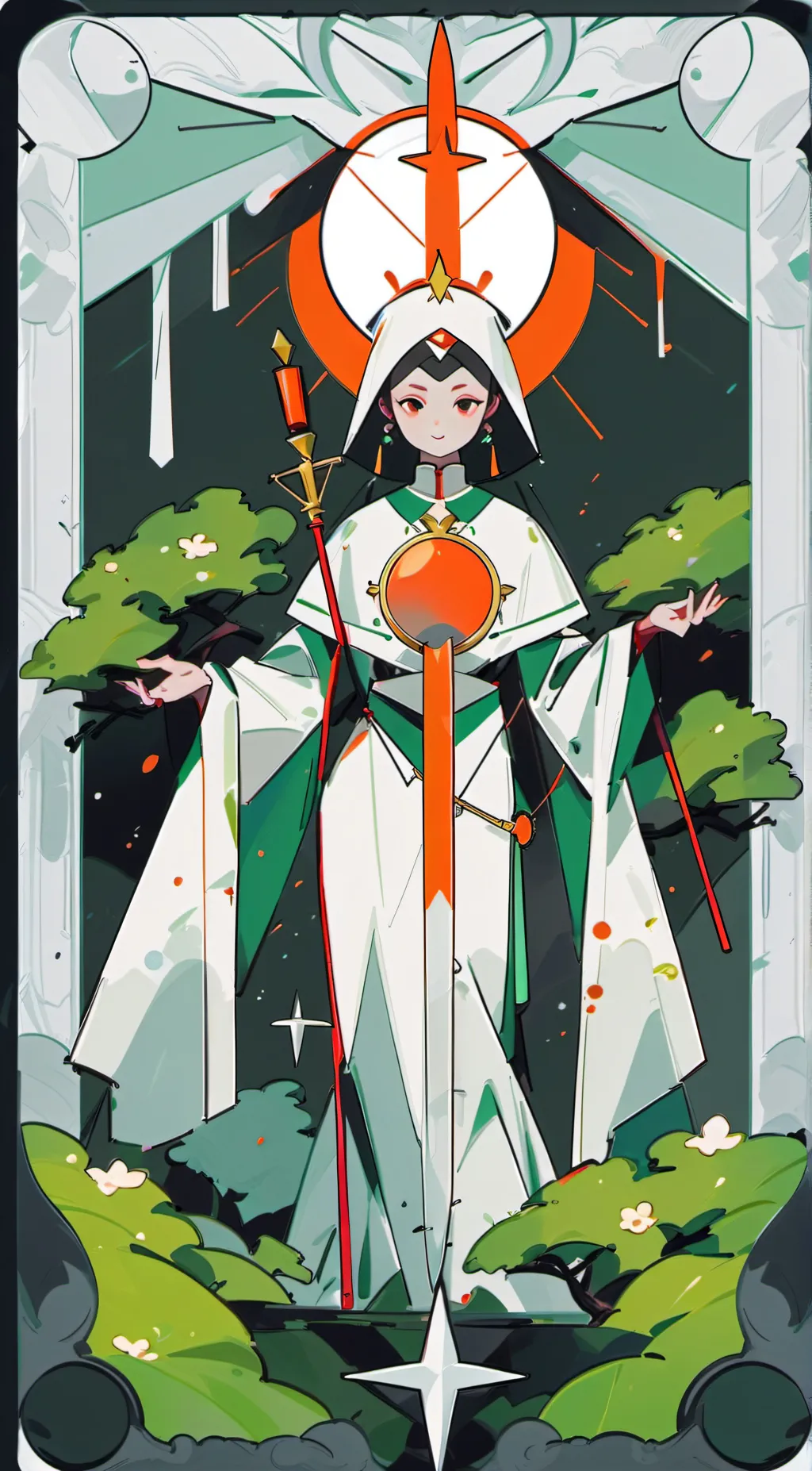 ai character: Aurora background