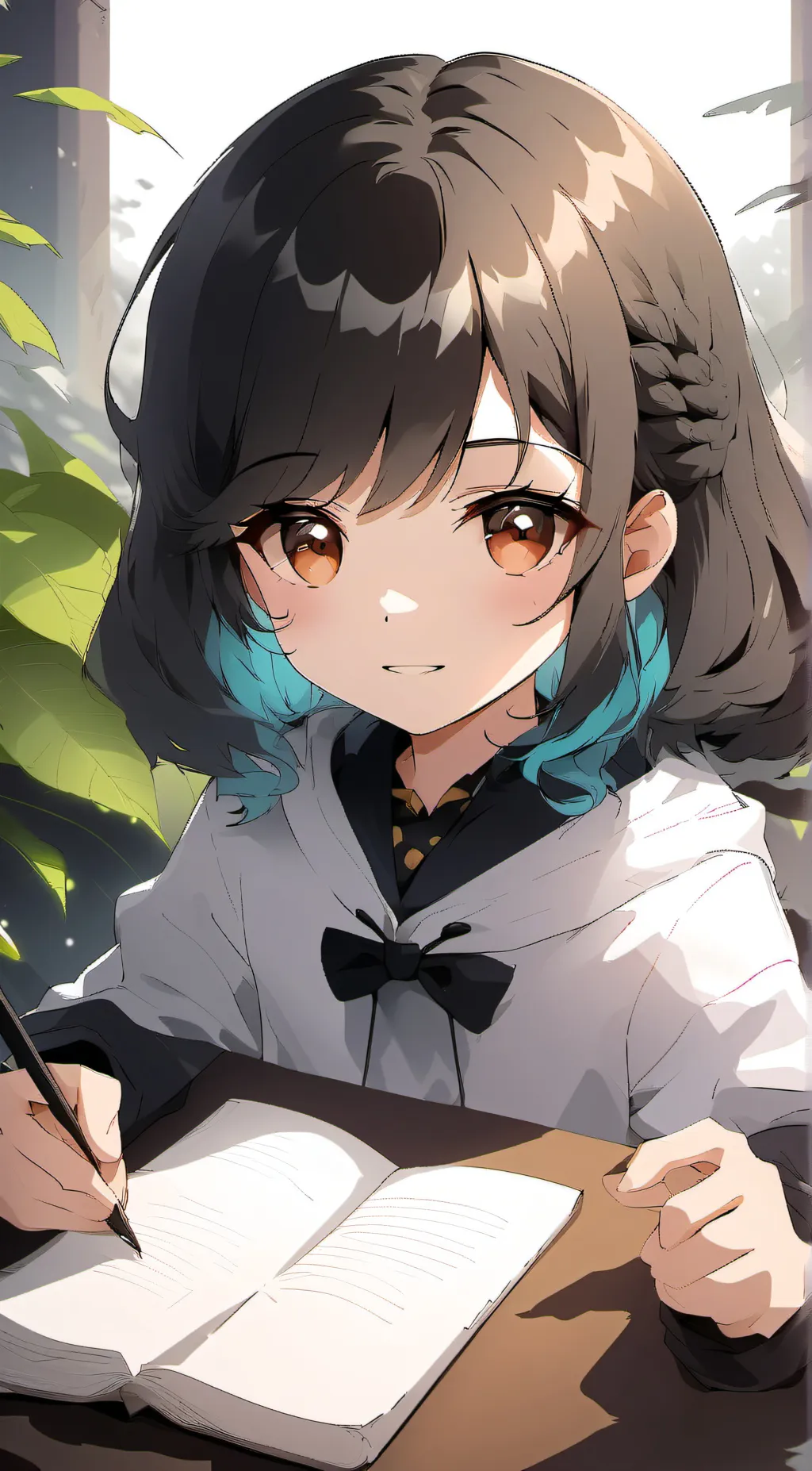 ai character: Aura background