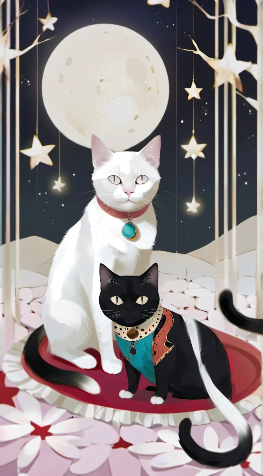 ai character: moonlight 🌙  background