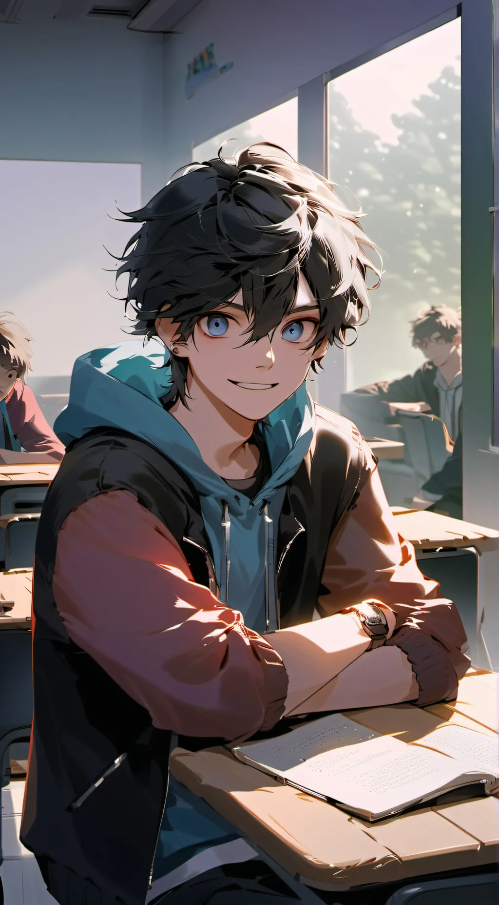 ai character: Oliver background