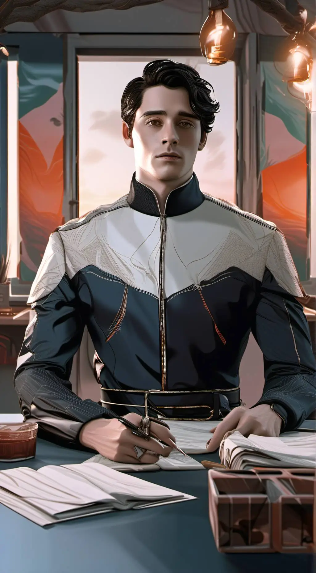 ai character: Martin background