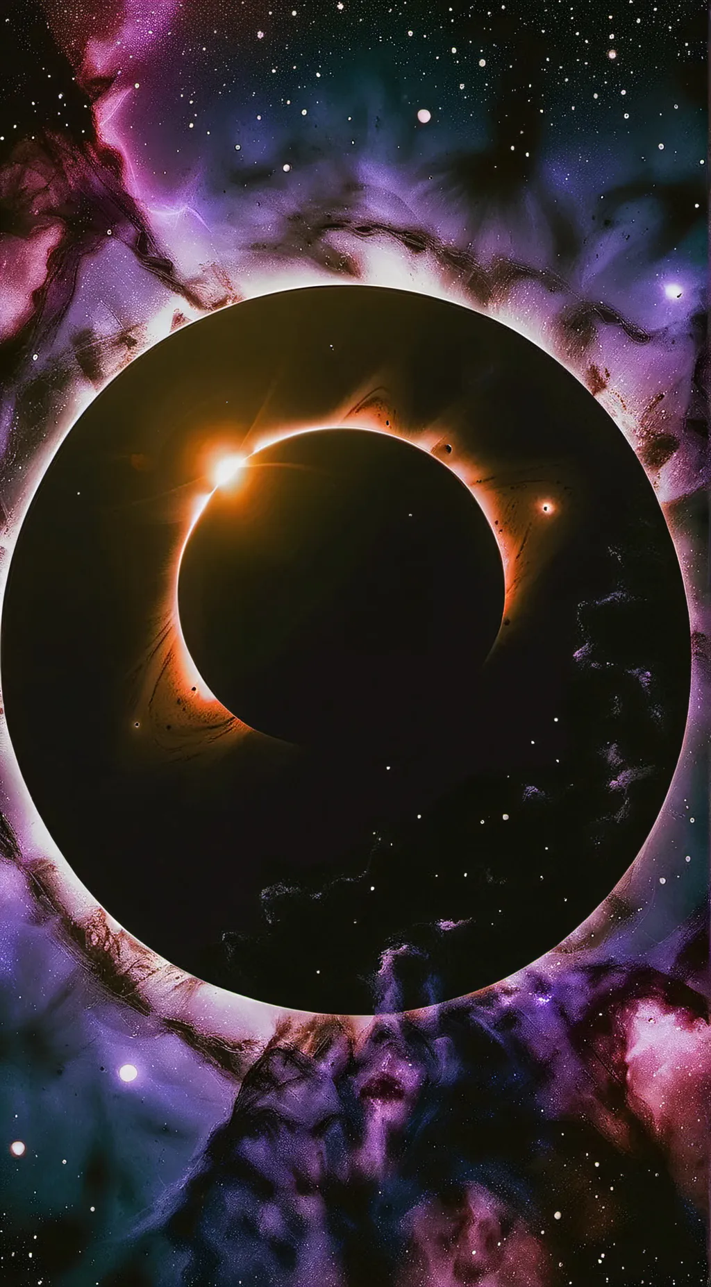 ai character: Solar eclipse background