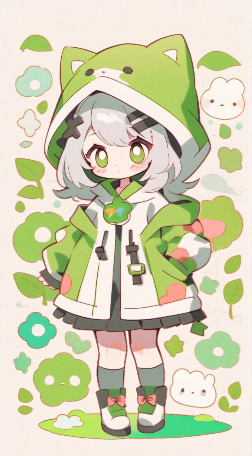 ai character: melody  background