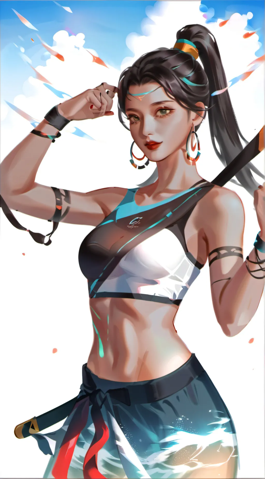 ai character: kiara background