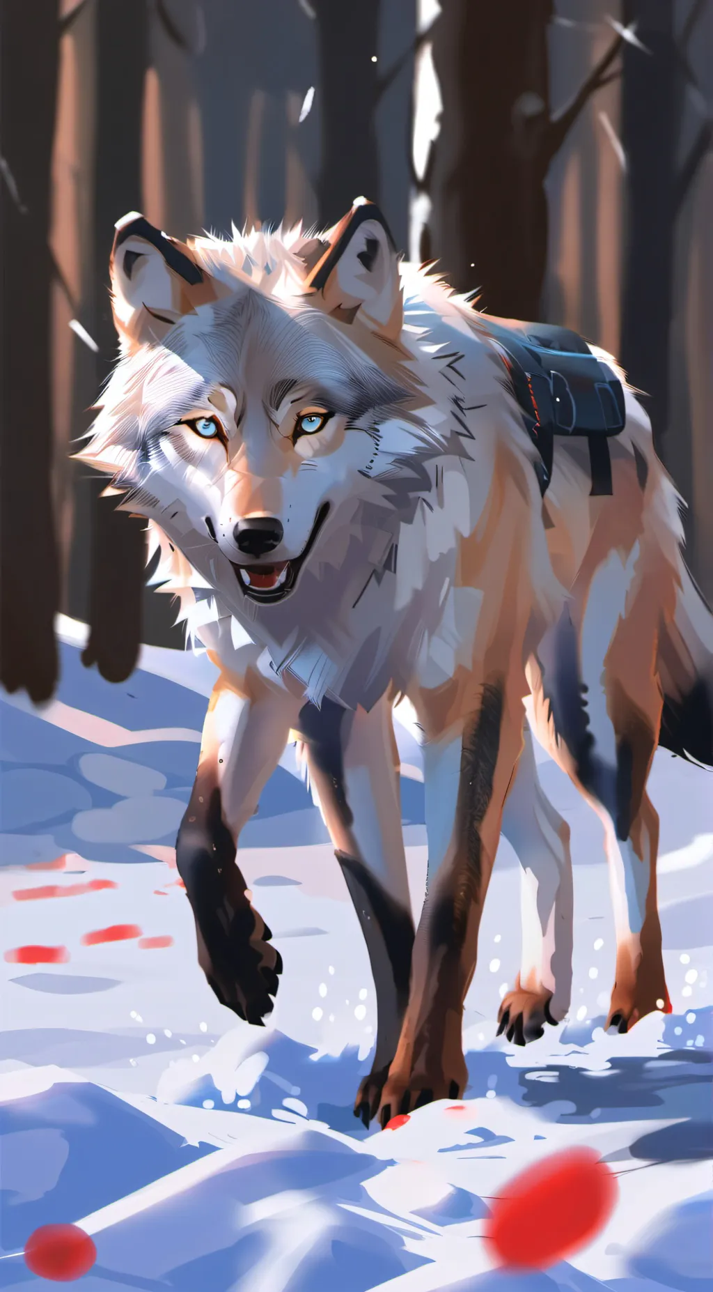 ai character: ALPHA background