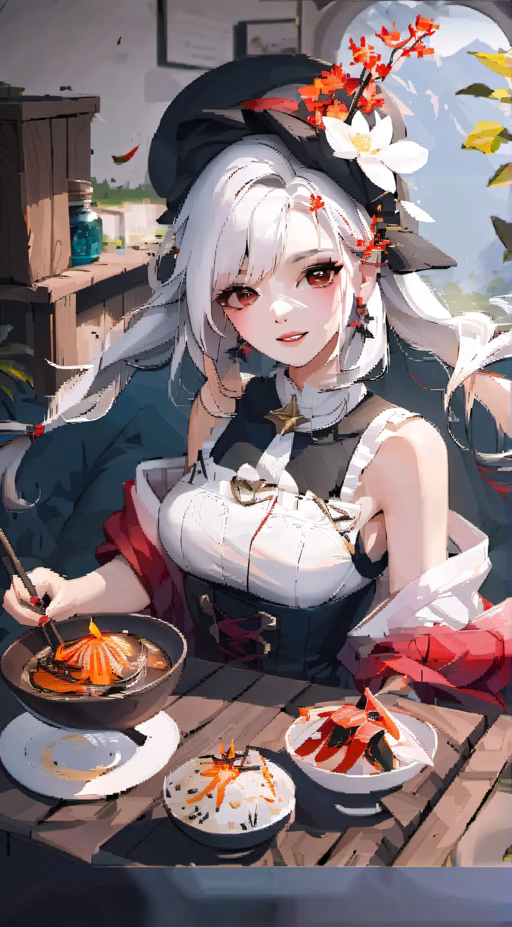 ai character: Aria background