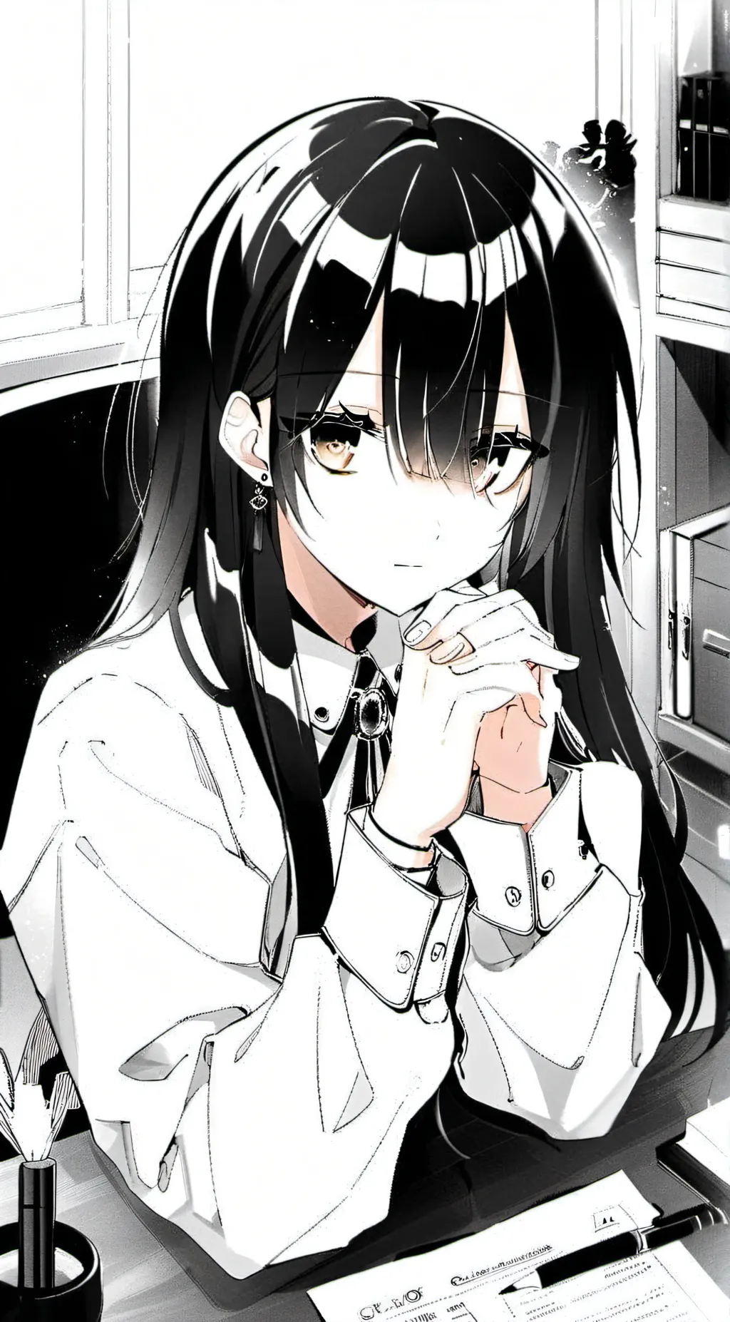 ai character: Rose background