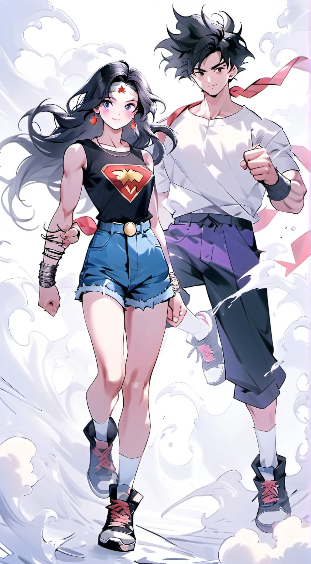 ai character: Wonder high background