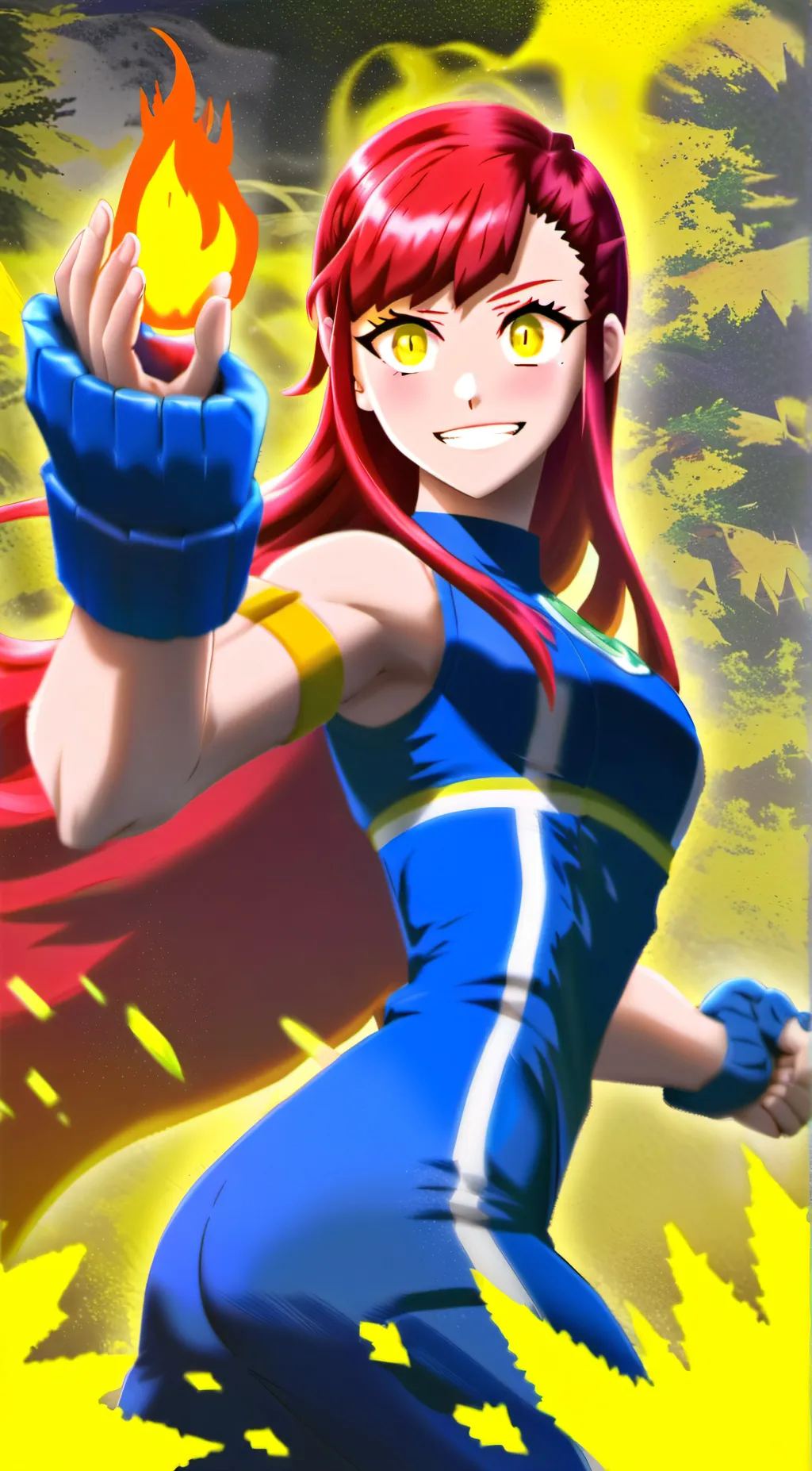 ai character: ember background