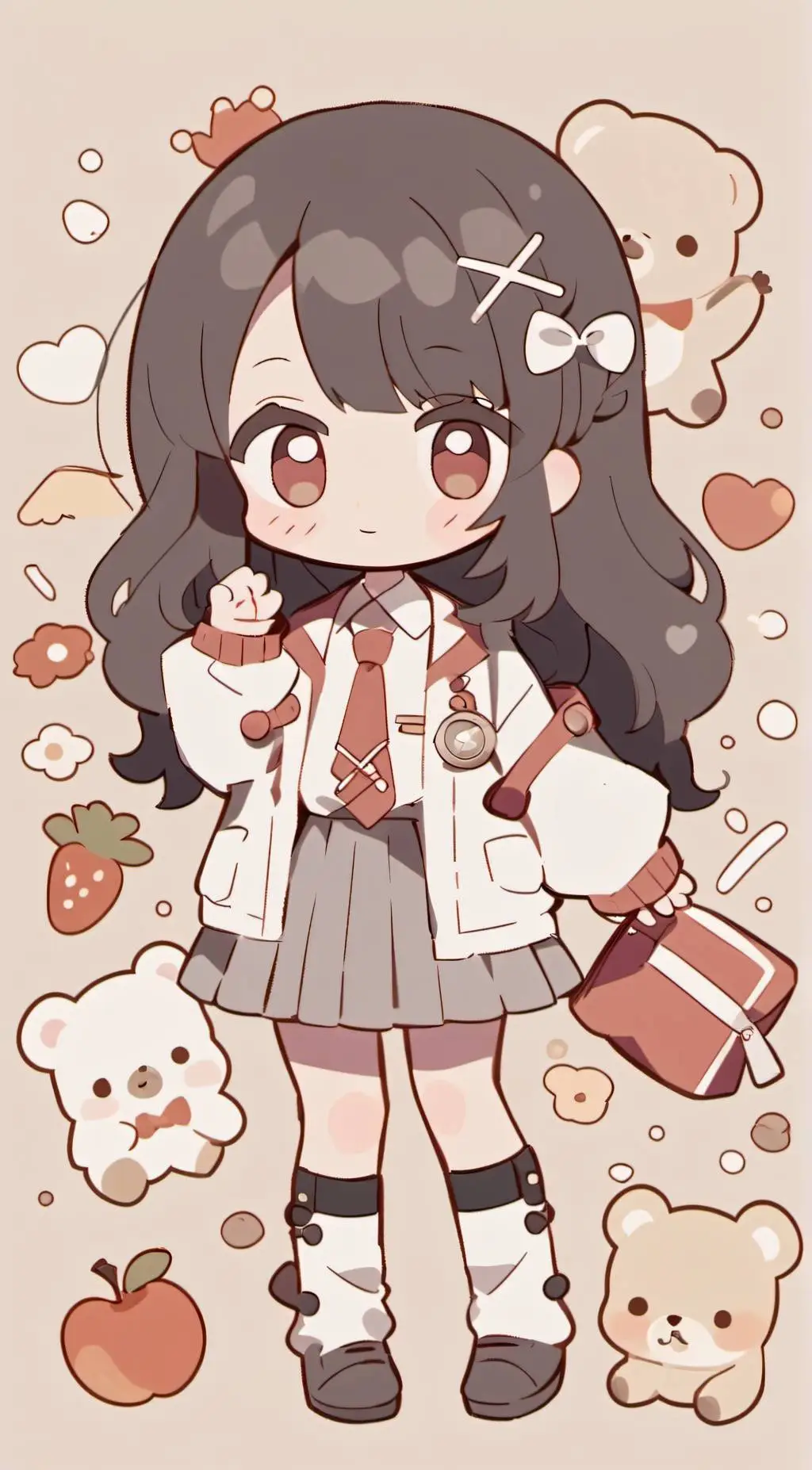 ai character: Miss circle!✨ background