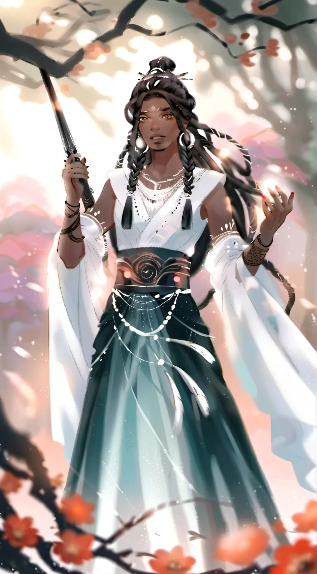 ai character: social media agent background