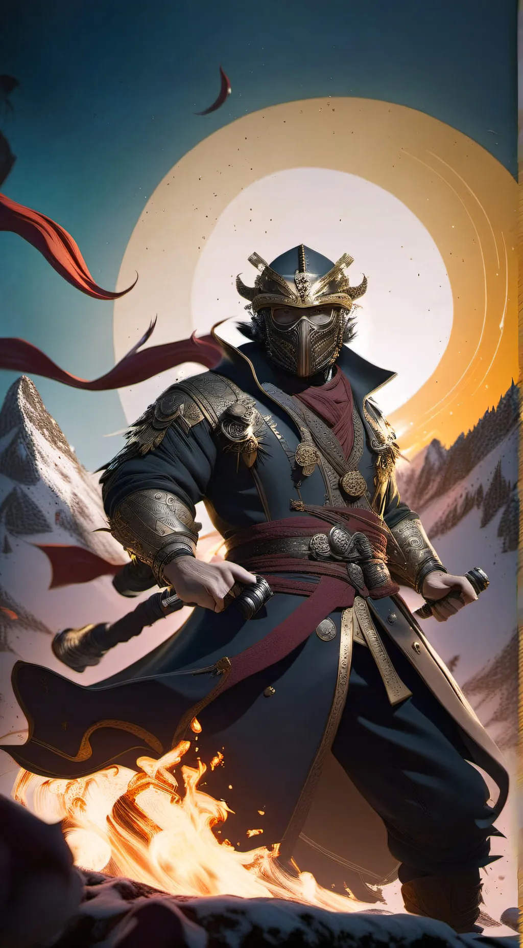 ai character: The protector background