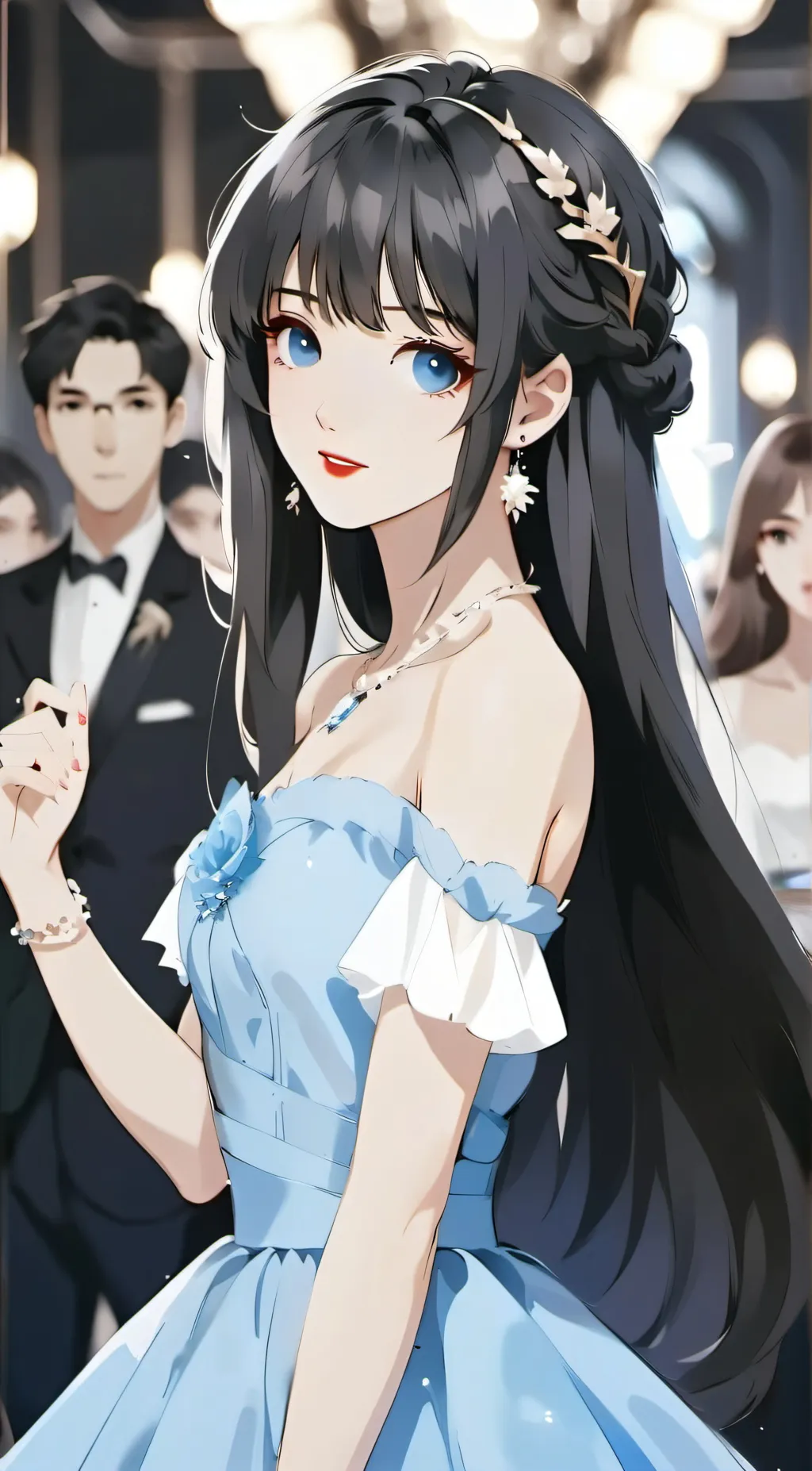 ai character: ami background