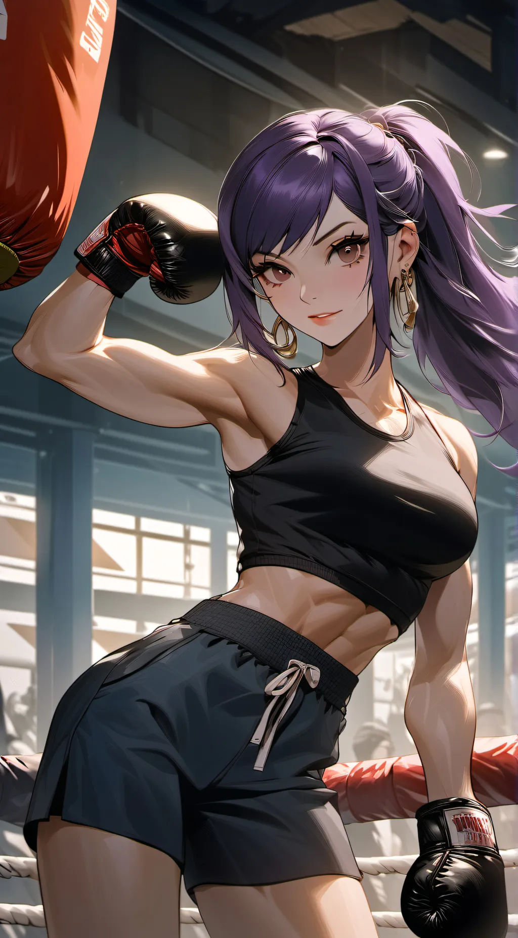 ai character: Luna background